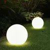 Image de Etc-Shop   Boule lumineuse solaire 20 cm   Lampe LED extérieure avec 4 LED   Autonomie 6-8 heures   IP44   Lot de 2 unités