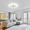 Image de Ventilateur de plafond avec éclairage plafonnier silencieux avec ventilateur plafonnier chambre, fonction mémoire refroidissement, 18 watts led