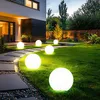 Image de Boule lumineuse solaire jardin led décoration de jardin boule solaire pour extérieur 20 cm Boule lumineuse solaire, durée d'éclairage environ 6-8