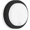 Image de Appliques murales d'ext rieur led d tecteur de mouvement IP44 17 cm 12 w noir Telefunken