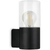 Image de Lampe d'extérieur Telefunken ampolo, douille E27, noir, IP44, 19,5 x 8,5 x 11 cm
