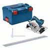 Image de Bosch Professional - Scie circulaire gks 55 1350 w - bosch - avec gce + Rail 140 cm - l-boxx - 0615990M91