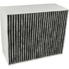 Image de 1x Filtre à charbon actif compatible avec Siemens LF97BA542/01, LF96GA530/03, LF96GA530/02, LF96GA530/01 hotte aspirante - 22,7 x 18,9 x 10 cm - Vhbw