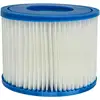 Image de vhbw Cartouche filtrante type VI compatible avec Bestway Lay-Z-Spa Hawaii, Monaco, Miami spa, bain à remous - Filtre de rechange bleu / blanc