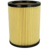 Image de Filtre plissé remplacement pour Hikoki / Hitachi 750435, 710060 pour aspirateur - jaune / noir - Vhbw