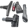 Image de Lot de buses d'aspirateur avec 5 pièces compatible avec Dyson SV10, V8, V7, SV11, V10, V12 Detect Slim Absolute noir / gris / rouge - Vhbw