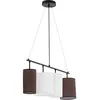 Image de Prime de pendentif Uniprodo 4 lampes - parapluies en tissu