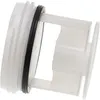 Image de Filtre à peluches compatible avec Bosch WFX2868, WFX2862ME, WFX3250, WFX2850, WFX2468 machine à laver, sèche-linge - 6,2 cm, avec joint - Vhbw