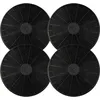 Image de 4x Filtres à charbon actif compatible avec Akpo WK-4 Rustica Nova 60, WK-4 Rustica Nova 90, WK-7 P3050 (weiß) hotte aspirante - 17,5 cm - Vhbw
