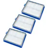 Image de 3x filtre compatible avec aeg Viva Control avc 1150, 1151, 1152, 1153, 1154 aspirateur - filtre hepa blanc / bleu - Vhbw