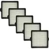 Image de 5x filtre plissé plat remplacement pour Ryobi 4892210170484, 19484001007 pour aspirateur sans fil à batterie - Élément filtrant - Vhbw