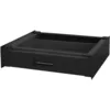 Image de Ml-design - Socle pour Machine à Laver avec Tiroir Coulissant, Acier, Noir, 60,5x54 cm, Noir, Antidérapant, Support Base de Lave-Linge, Kit de