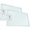 Image de vhbw 2x Filtre anti-graisse remplacement pour Electrolux 405525042 - 94055250429, 50247016004 pour hotte de cuisine - 30,4 x 26,8 x 1,2 cm, métal