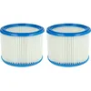 Image de Set de filtres 2x Filtre plissé compatible avec Masko 1800W 30L, k 606 dw aspirateur à sec ou humide - Filtre à cartouche - Vhbw