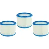 Image de Set de filtres 3x Filtre plissé compatible avec Festo / Festotool ab-fi/u, SR200, SR200 e, SR201 aspirateur à sec ou humide - Filtre à cartouche