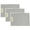 Image de Vhbw - 3x filtres permanent à graisse remplacement pour bsh Group 00362380, BSHG00362380 pour hotte de cuisine, métal