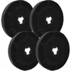 Image de 4x Filtres à charbon actif universel pour diverses hottes aspirantes - 16 cm - Vhbw