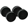 Image de 4x Filtres à charbon actif compatible avec aeg DPB3931S, DGB1522S, DPB2621S, DPB3631S hotte aspirante - 12,4 cm - Vhbw