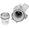 Image de Pompe de vidange compatible avec Vestel 32027608 Hanyu B20-6A02 avec tete de pompe et tamis pour machine a laver.