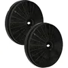 Image de 2x Filtres à charbon actif compatible avec Elica badia 09 GRX/F/60 208175146603 hotte aspirante - 20 cm - Vhbw