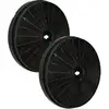 Image de 2x Filtres à charbon actif compatible avec Elica fs 301 2K37 BL/A6 208299004402 hotte aspirante - 20 cm - Vhbw