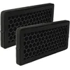 Image de 2x Filtre à charbon actif compatible avec Klarstein Tramontana purificateur d'air - Filtre à air noir / gris anthracite - Vhbw