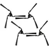Image de 4x Brosse latérale remplacement pour Miele 9724010, RX1-SB, RX-SB2 pour robot aspirateur - Lot de brosses, gauche/droite, noir - Vhbw