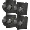 Image de 4x Filtres à charbon actif compatible avec Elica 1745564/2, 1745563/3, 1745563A, 17411744A, 1745563/2 hotte aspirante - 21,3 x 20,7 x 4,1 cm - Vhbw