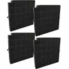 Image de 4x Filtres à charbon actif compatible avec Arthur Martin AIRHP601X, AIRHP901X12, AIRHORIZON2112 hotte aspirante - 26,5 x 25,8 x 1,8 cm - Vhbw