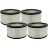 Image de 4x filtre compatible avec Stayer BC1200D, BC1200, BC800 aspirateur de cendres - filtre hepa noir / blanc - Vhbw