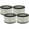 Image de 4x filtre compatible avec t.i.p. ntas 1200 aspirateur de cendres - filtre hepa noir / blanc - Vhbw