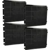 Image de 4x Filtres à charbon actif compatible avec Airforce concrete 875300, EG1817 F181 tlc 5DB96450, EG1819 5DB95761, EG1818 5DB96451 hotte aspirante - Vhbw