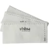 Image de vhbw 3x Filtre compatible avec Miele S 2000 - S 2999, S 242 - S 256i, S 227 - S 240i aspirateur - filtre de sortie d'air, blanc