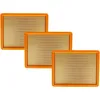 Image de vhbw Set de 3x filtres d'aspirateur compatible avec Würth Master ISS 54 HO aspirateur - Filtre principal, filtre plissé plat
