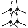Image de 4x Brosse latérale compatible avec Dreame X30 Ultra, S20 Ultra robot aspirateur - Lot de brosses, noir - Vhbw