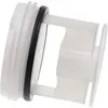 Image de Filtre à peluches compatible avec Neff V7446X2, V7446X1, V7446X0, W726UT0, W746IX0, W7460X4 machine à laver, sèche-linge - 6,2 cm, avec joint - Vhbw