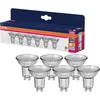 Image de Osram - homelighting 4099854334443 led cee f (a - g) GU10 4.3 w = 50 w blanc chaud (ø x h) 50 mm x 50 mm 6 pc(s) Y520263