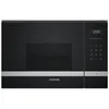 Image de Siemens   Micro-ondes encastrable combiné 20 L 800 W   Noir acier inoxydable   Commande tactile LED   Design moderne pour cuisine contemporaine