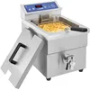 Image de Royal Catering - Friteuse a Induction Acier Inox Electrique 3500 w 10 l Huile 60-190° Minuterie