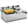 Image de Royal Catering - Fryer électrique - 2 x 10 litres - Timer - 230 v