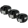 Image de Lot 3 batteries Ni-MH Vhbw 2100mAh (4.8V)pour outils Metabo Powergrip 2, Powergrip ii, Powergrip2 .Remplace: Metabo 6.27270, 6.27271, 6.27273, 6.31858