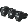 Image de 3x Batterie compatible avec Metabo kpa 10.8 400, PowerImpact 12, kpa 10.8, kpa 10.8 600 outil électrique (2000 mAh, Li-ion, 10,8 v) - Vhbw