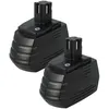 Image de 2x Batterie compatible avec Hilti SF4000-A, SF4000, SF180A, SF180-A, SF180, SFH181A, SFH181, SF4000A outil électrique (1500 mAh, NiMH, 18 v) - Vhbw