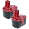 Image de Vhbw - 2x Batterie compatible avec Bosch psb 24VE-2, saw 24V, gsr 24VE-2, gst 24V outil électrique (2000 mAh, NiMH, 24 v)