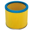 Image de 1x filtre plissé compatible avec Aqua Vac Super 40, 615 S1, 615 S2, 760 aspirateur - bleu / jaune - Vhbw