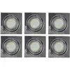 Image de Spot-light - Spot led encastrable par lot de 6 4,5 watts salon hall hall d'entrée cristaldream 2305328