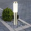 Image de Lampe de jardin sur pied en acier inoxydable led 7 watts IP44 2x prises de distribution d'alimentation