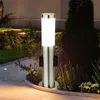 Image de Etc-shop - Lampe sur pied led inox jardin terrasse éclairage IP44 2x douilles
