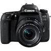 Image de Canon EOS 77D DSLR Digitalkamera - mit Objektiv EF-S 18-55mm F4-5.6 is STM Objektiv (24,2 Megapixel, 7,7 cm (3 Zoll) Display, APS-C CMOS Sensor, Full-HD), schwarz en occasion ou reconditionné
