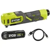 Image de Ryobi - Gonfleur 4V usb Lithium - 6,9 bars - 1 batterie 2,0Ah - RI4-120G